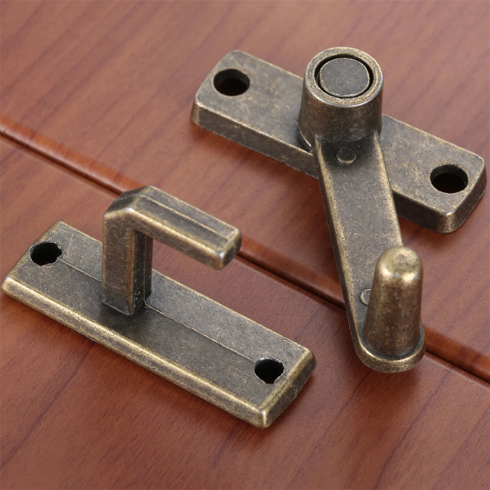Furniture Hardware Supply - 1 zestaw brązowych zamków do okien
