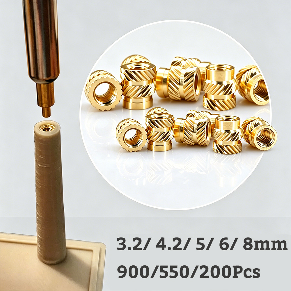 Furniture Hardware Threaded Inserts - Nakrętki mosiężne radełkowane 1/4-20 UNC –