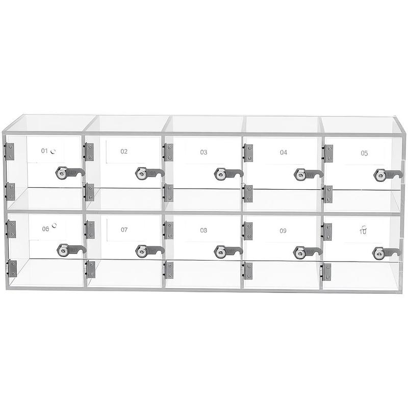 Cabinet Lock Key - Szafka na telefony komórkowe, 10 przegródek,