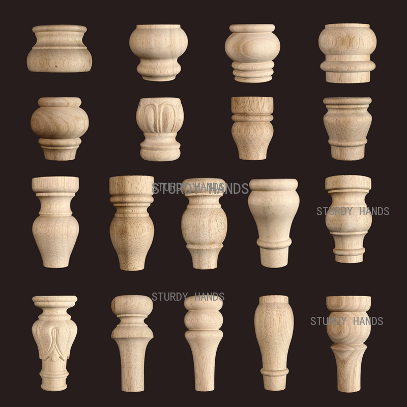 Furniture Hardware Replacement - 1 szt. Okrągłe nogi do mebli