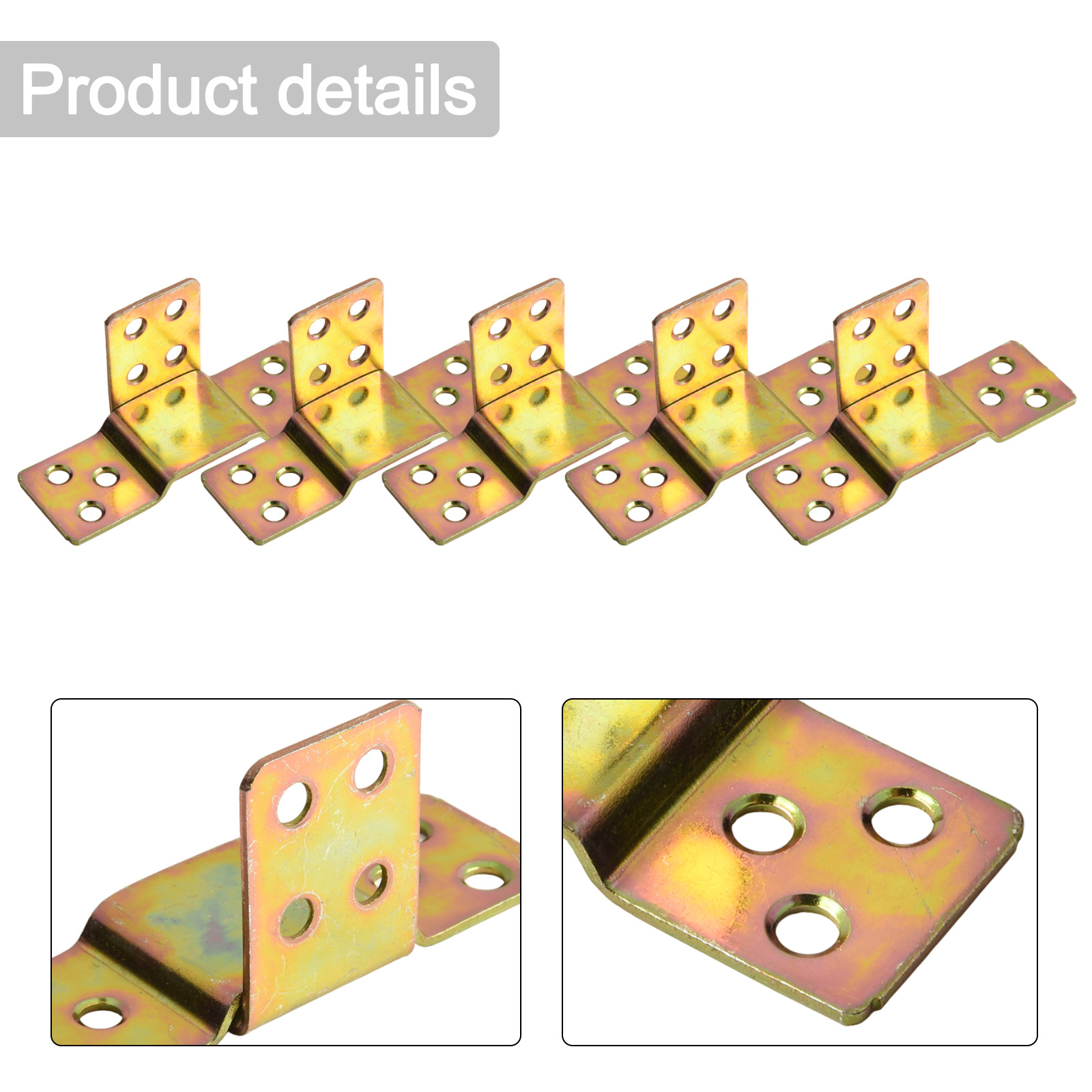 Furniture Hardware Replacement - 5 szt. metalowych uchwytów do szyn