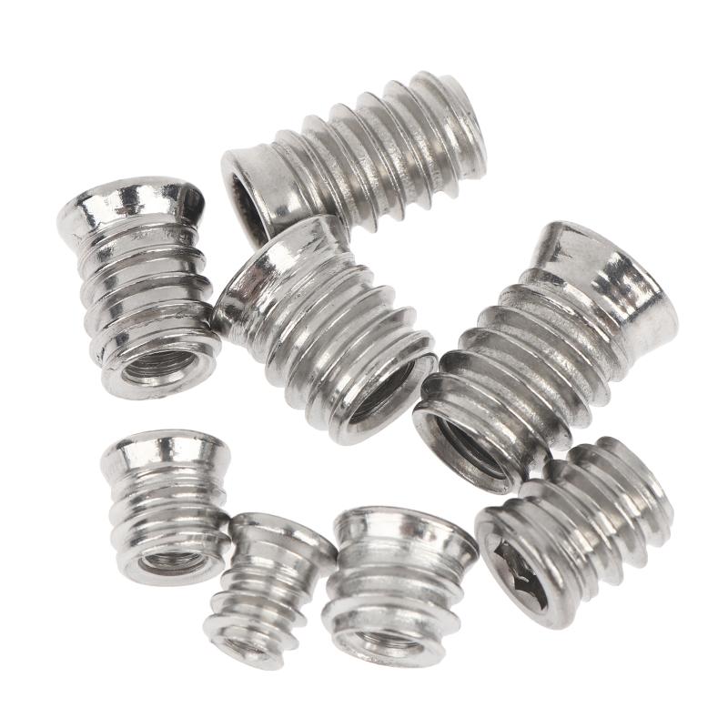 10 szt. nakrętek wpuszczanych  – Furniture Hardware Threaded Inserts recenzja i cena