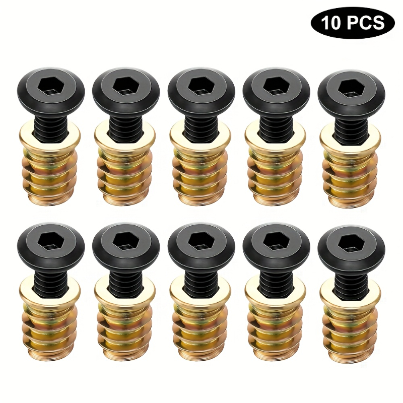 Zestaw 10 szt. gwintowanych wk – Furniture Hardware Threaded Inserts recenzja i cena