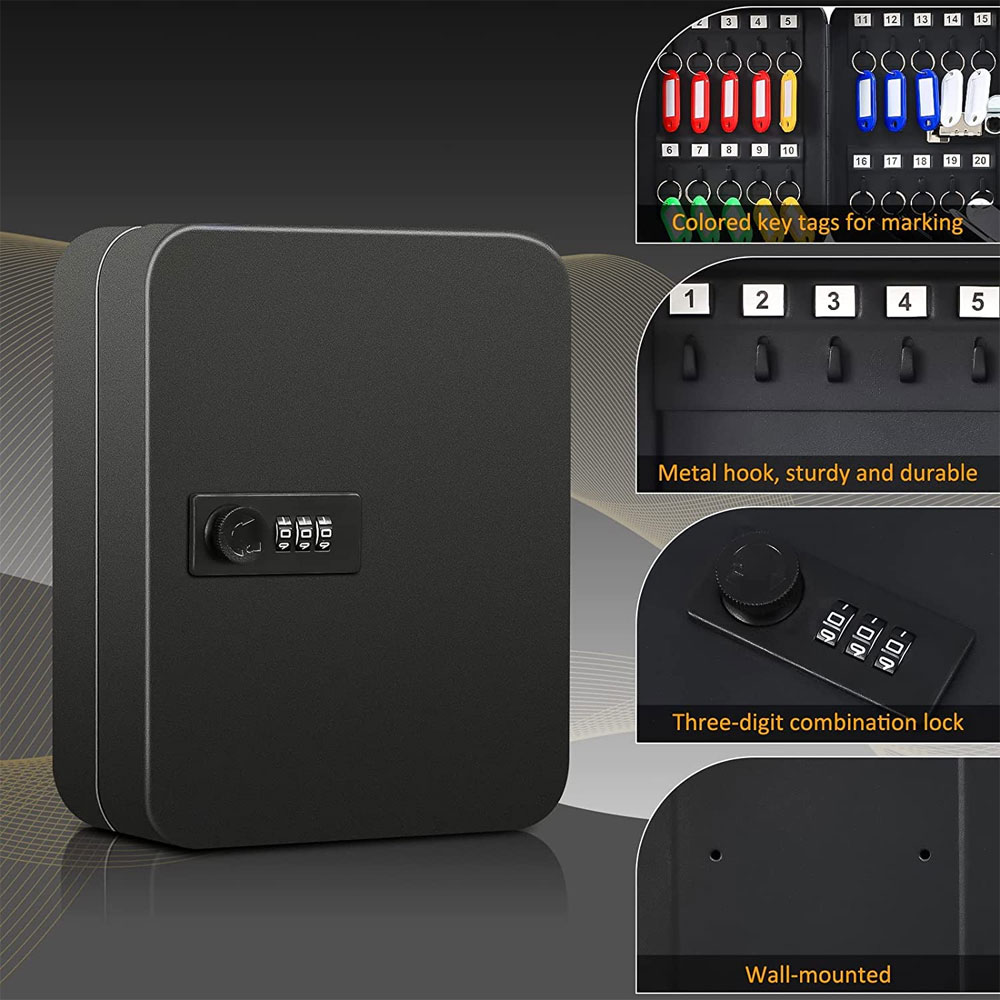 Czarna skrzynka na klucze z za – Cabinet Lock Key recenzja i cena