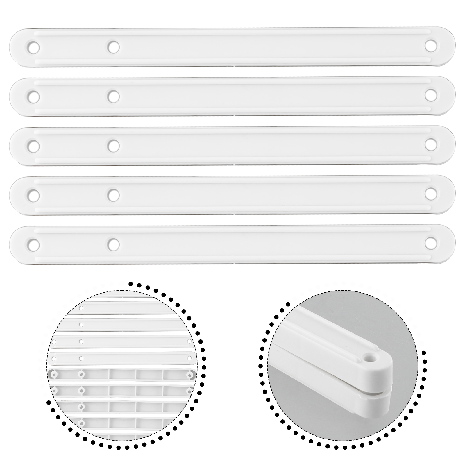 10 szt. Szyny do szuflad, plas – Furniture Hardware Replacement recenzja i cena