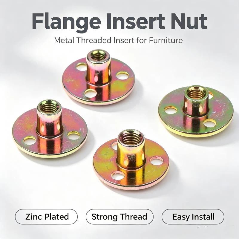 8/16 szt. Nakrętek T z otworem – Furniture Hardware Threaded Inserts recenzja i cena