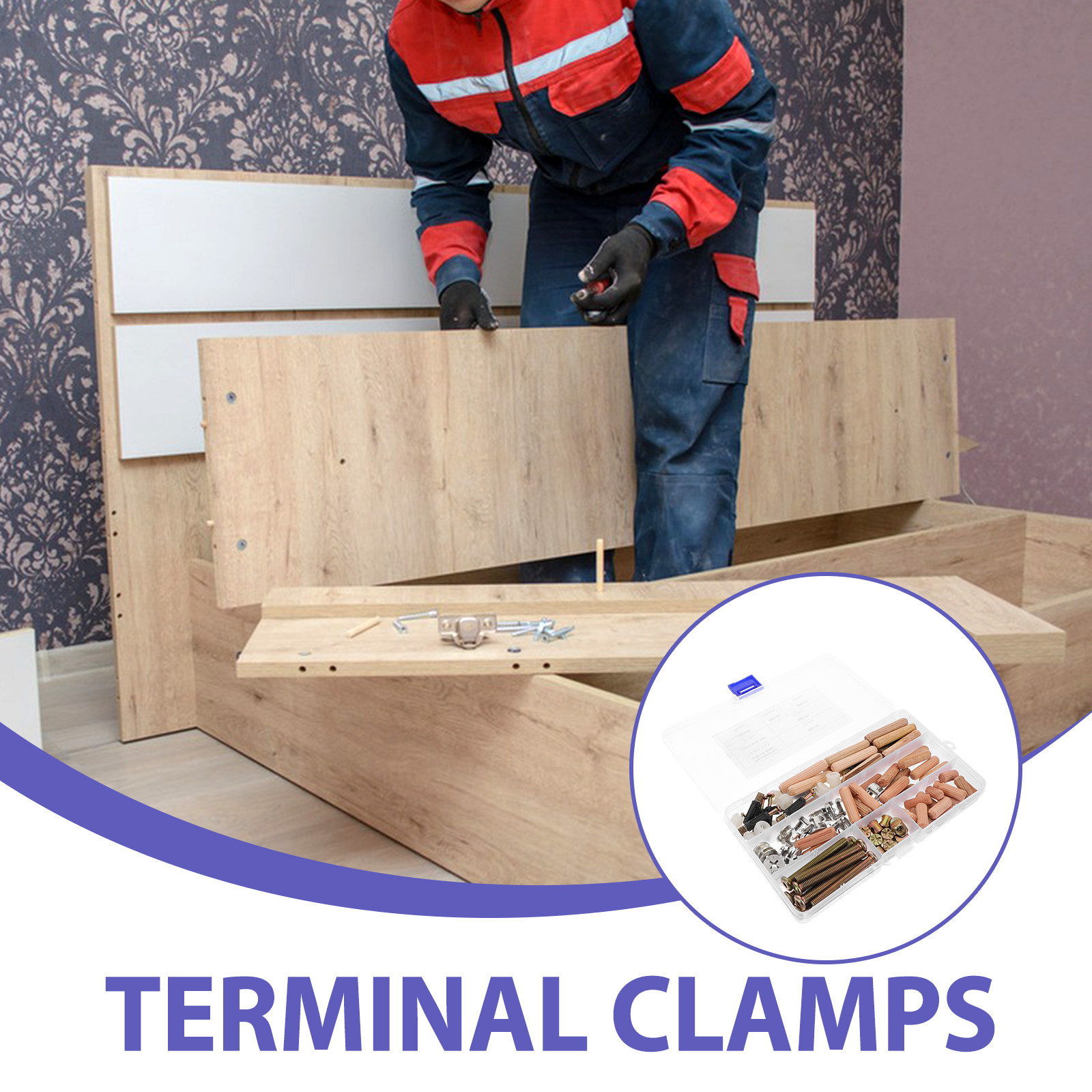 Zestaw 95 elementów do montażu – Furniture Hardware Replacement recenzja i cena