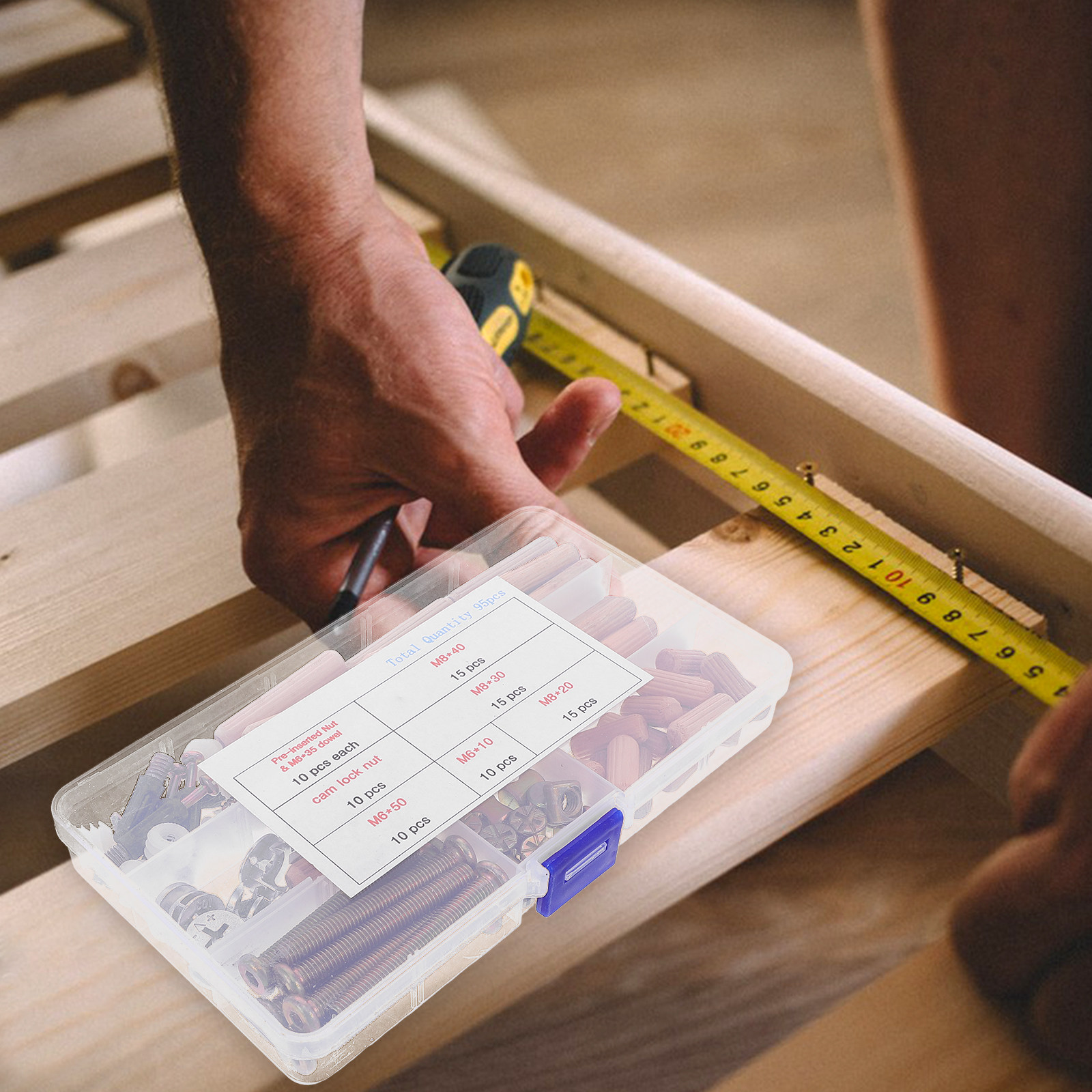 Zestaw 95 elementów do montażu – Furniture Hardware Replacement recenzja i cena